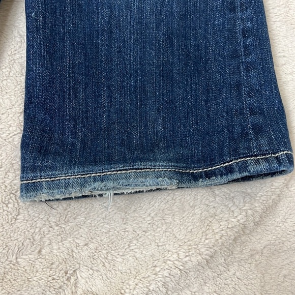 Miss Me Embellished Distressed Boot Cut Blue Jeans - Size 30 - Picture 10 of 16